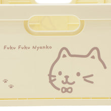  ふくふくにゃんこ  フェイス折りたためるプラコンテナMサイズ【2月14日出荷予定】
