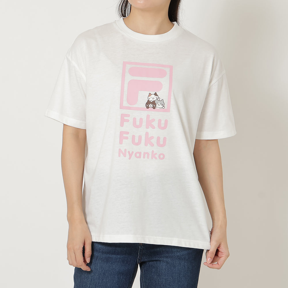 FILA×Fuku Fuku NyankoボックスTシャツ