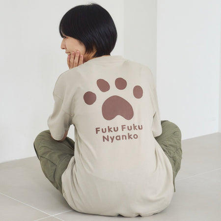 HangTen×Fuku Fuku Nyanko肉球Tシャツ