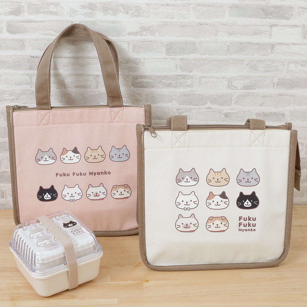 Fuku Fuku Nyankoフェイス保冷保温ランチバッグ – HAPiNS online shop