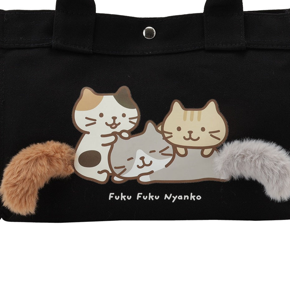 Fuku Fuku Nyankoねそべりしっぽミニトートバッグ – HAPiNS online shop