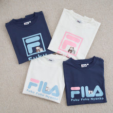  FILA×Fuku Fuku NyankoロゴTシャツ
