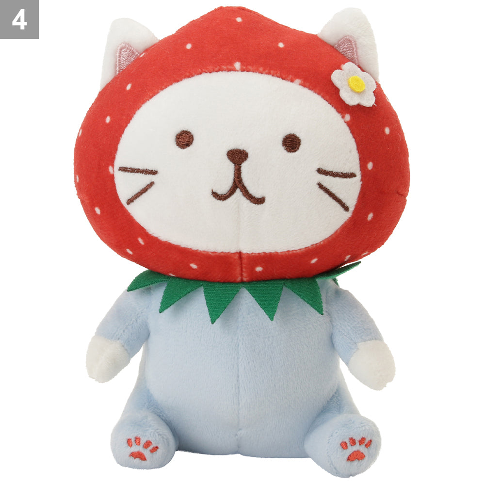 Fuku Fuku Nyankoいちごおすわりマスコット – HAPiNS online shop